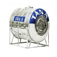 Bồn nước Inox SUS 304 Dung tích 4500 Lít Ngang Đường kính 1360